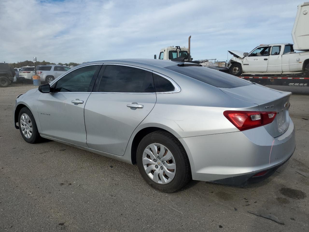 2017 Chevrolet Malibu VIN 1G1ZA5ST4HF261805 Copart auction photo, front end / rear end damage thumbnail 2