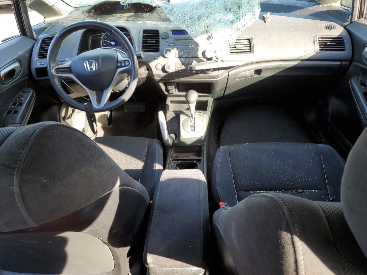 2010 Honda Civic VIN 19XFA1F66AE056803 Copart auction photo, all over damage thumbnail 8