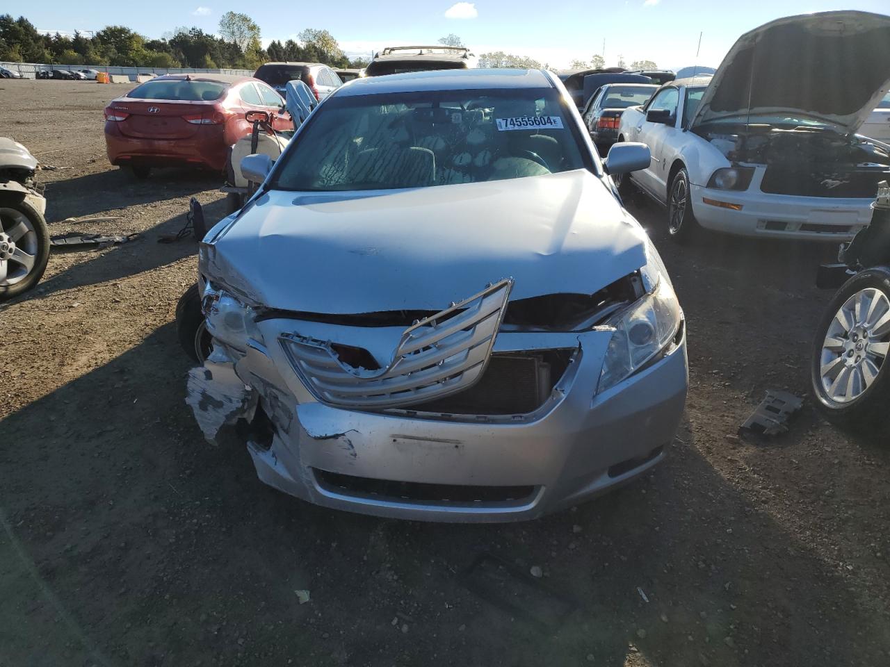 2008 Toyota Camry VIN 4T1BE46K88U768500 Copart auction photo, rear end / front end damage thumbnail 5