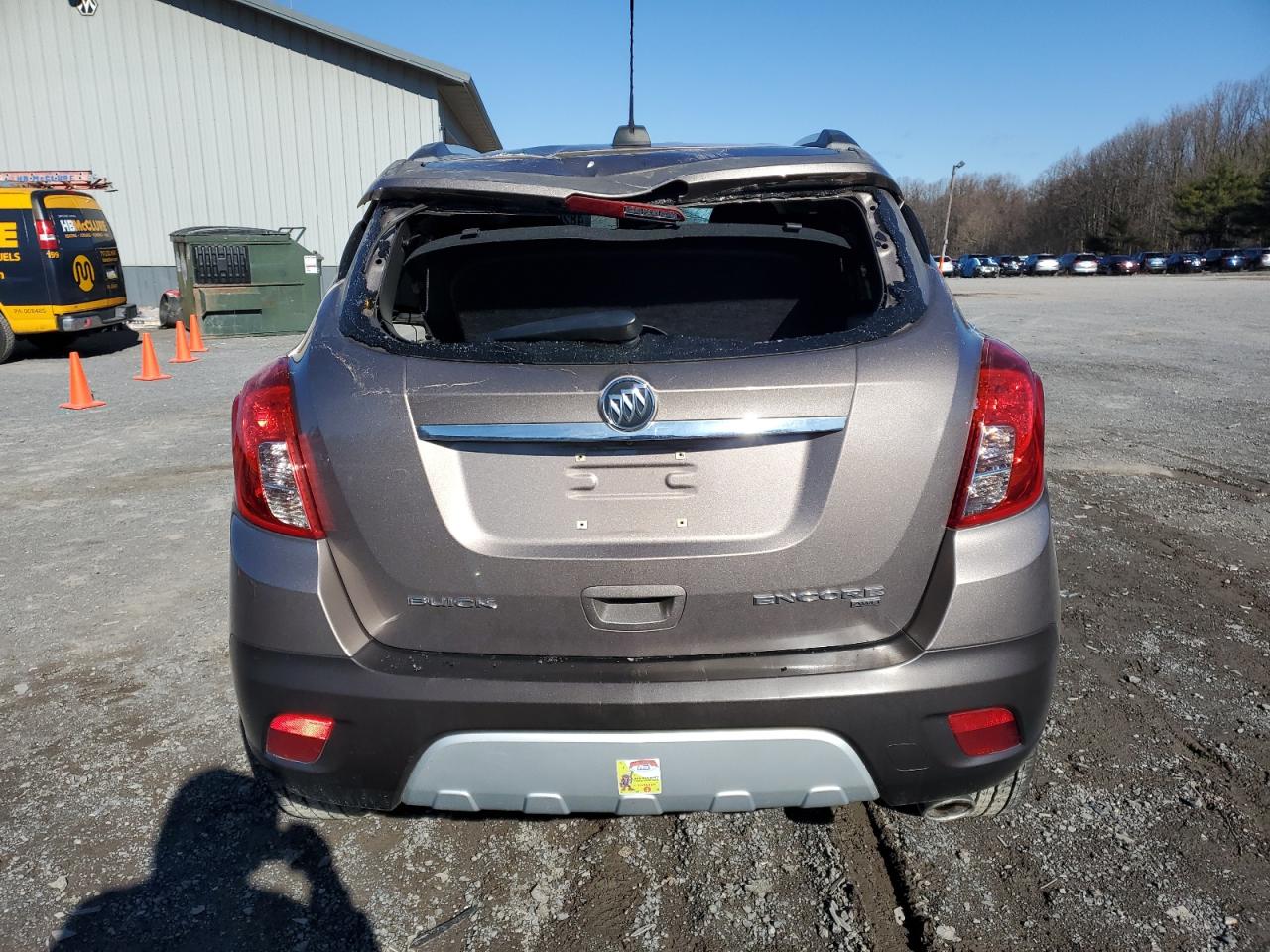 2015 Buick Encore VIN KL4CJFSB3FB156200 Copart auction photo, all over damage thumbnail 6