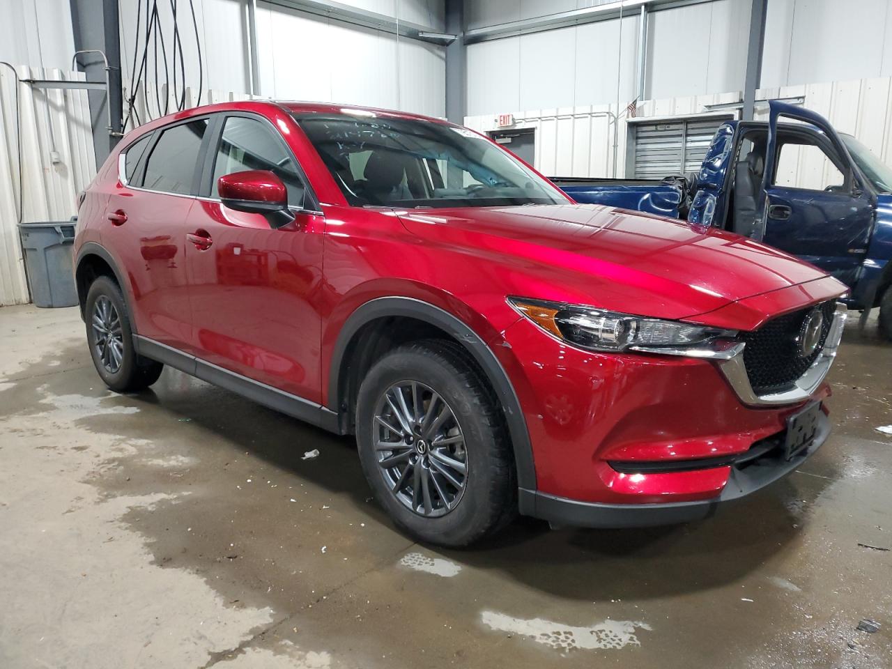 2019 Mazda CX-5 VIN JM3KFBCM0K0608029 Copart auction photo, side / front end damage thumbnail 4