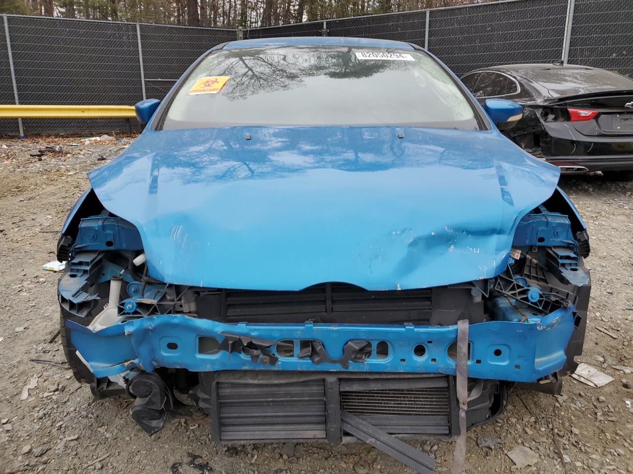 2014 Ford Focus VIN 1FADP3J28EL159116 Copart auction photo, front end damage thumbnail 5