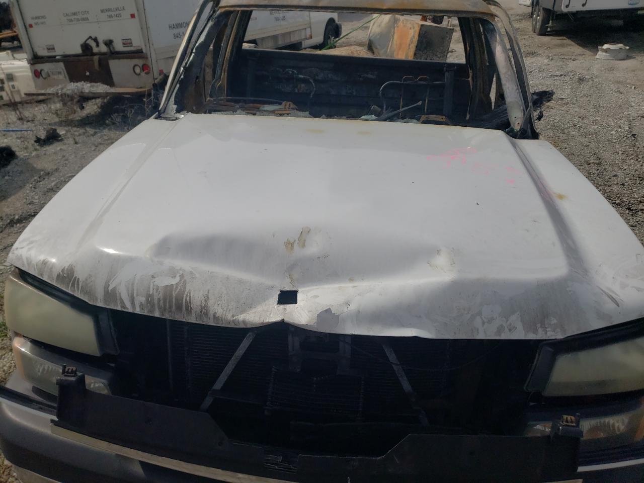 2007 Chevrolet Silverado VIN 1GBHC24U47E111137 Copart auction photo, burn / front end damage thumbnail 11