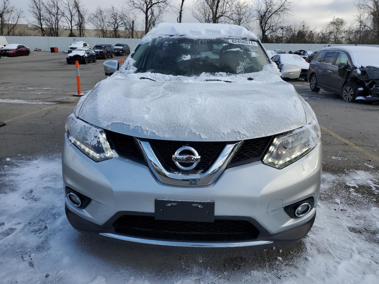 2015 Nissan Rogue VIN 5N1AT2MV0FC831157 Copart auction photo, side damage thumbnail 5