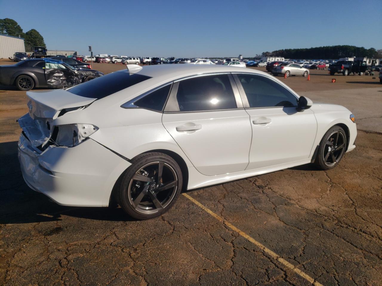 2023 Honda Civic VIN 2HGFE2F24PH550079 Copart auction photo, rear end / minor dent/scratches damage thumbnail 3