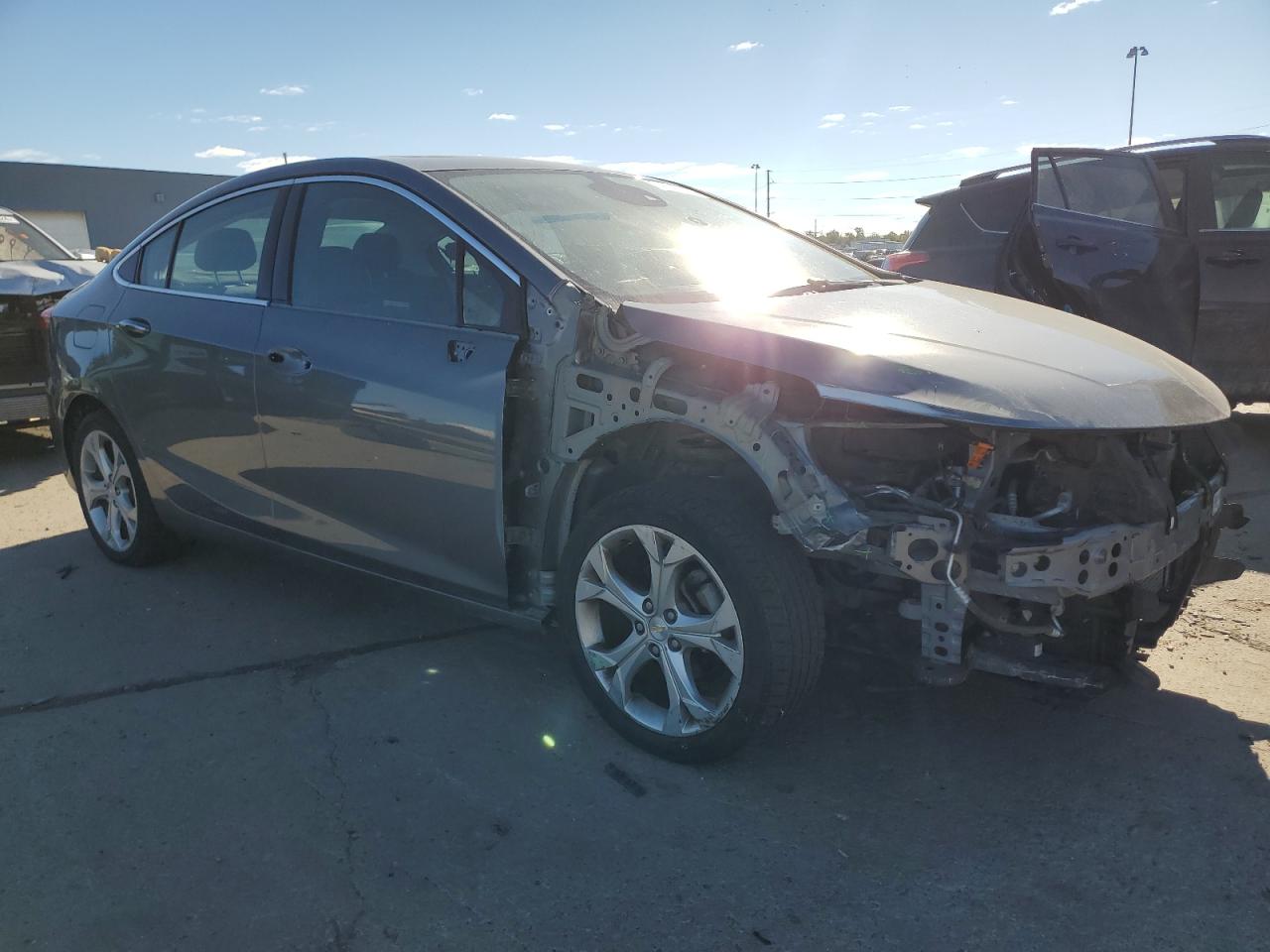 2018 Chevrolet Cruze VIN 1G1BF5SM5J7132547 Copart auction photo, front end damage thumbnail 4