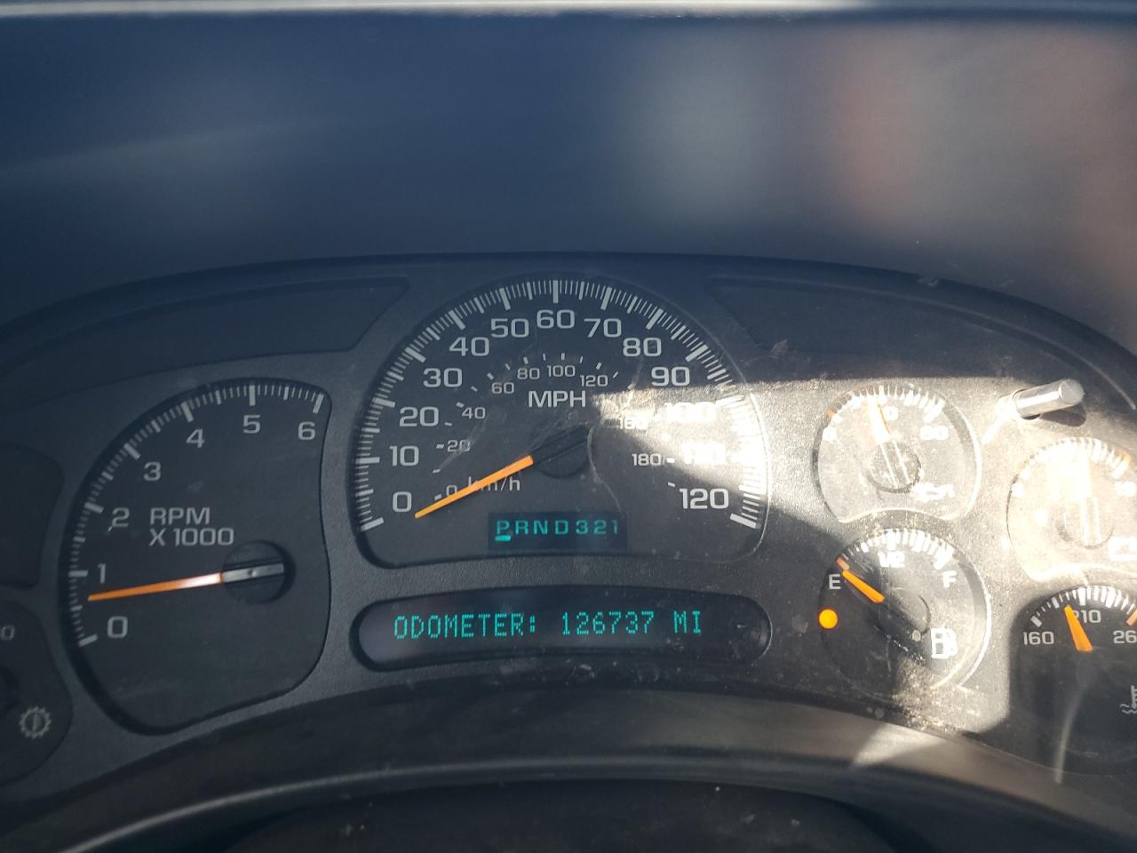 2003 Chevrolet Silverado VIN 1GBJC34U63E201813 Copart auction photo, front end / all over damage thumbnail 9