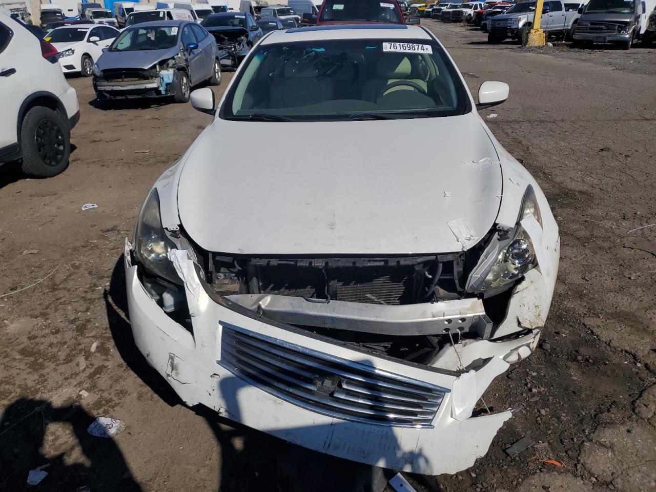 2011 Infiniti G VIN JN1CV6EL9BM260125 Copart auction photo, rear end / front end damage thumbnail 5