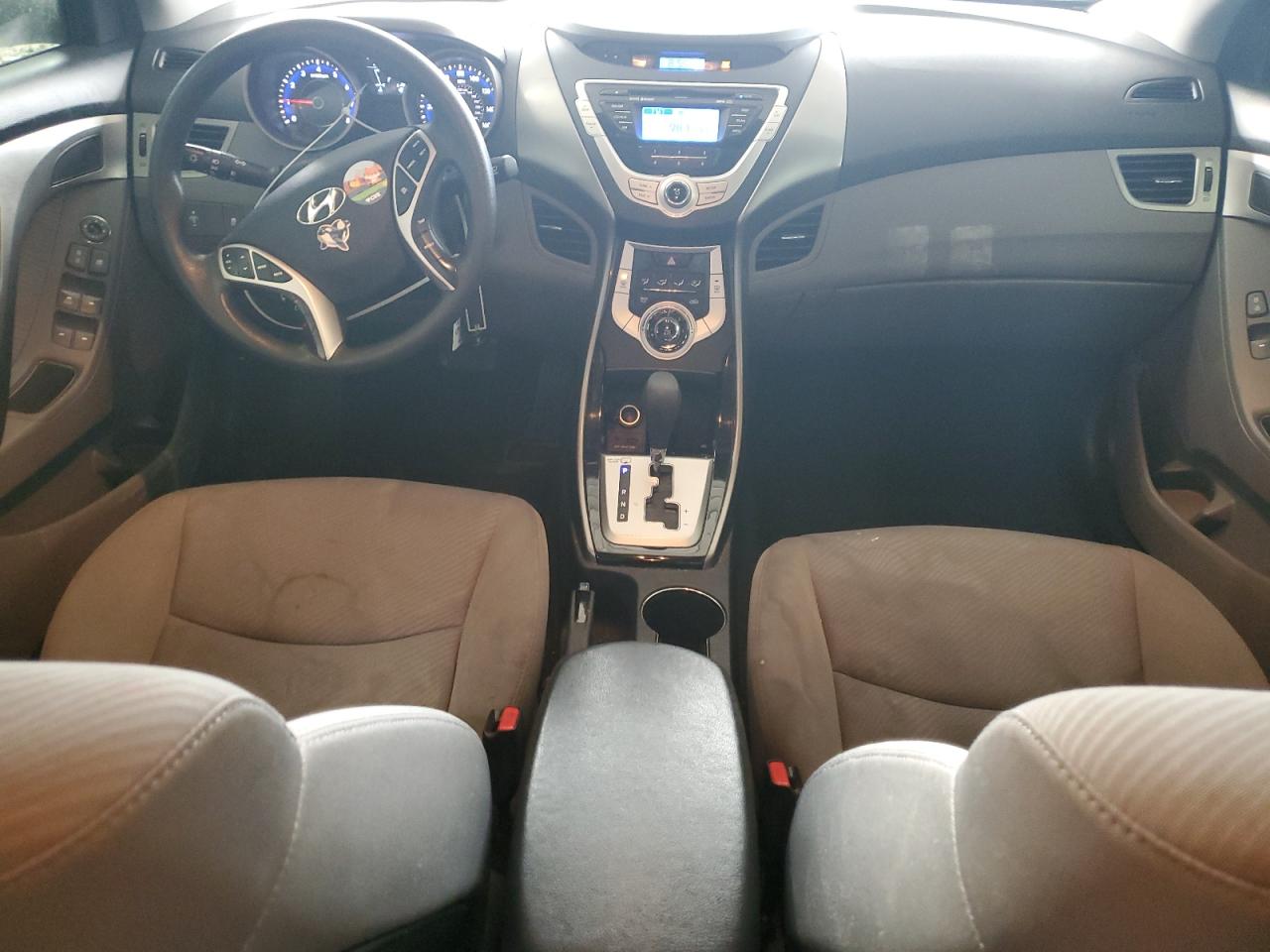 2012 Hyundai Elantra VIN KMHDH4AE4CU433115 Copart auction photo, all over damage thumbnail 8