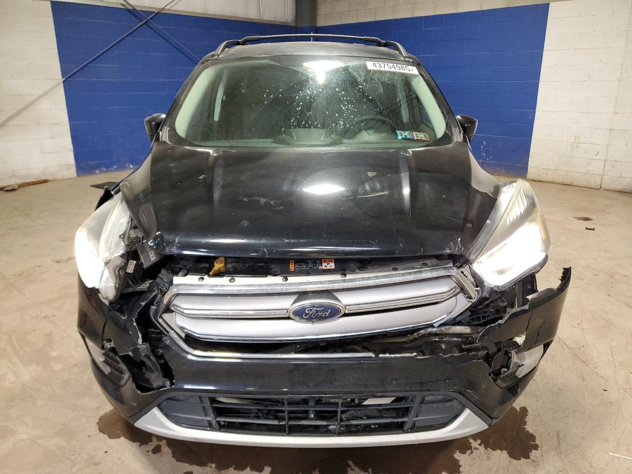 2017 Ford Escape VIN 1FMCU0GD2HUB34714 Copart auction photo, front end / side damage thumbnail 5