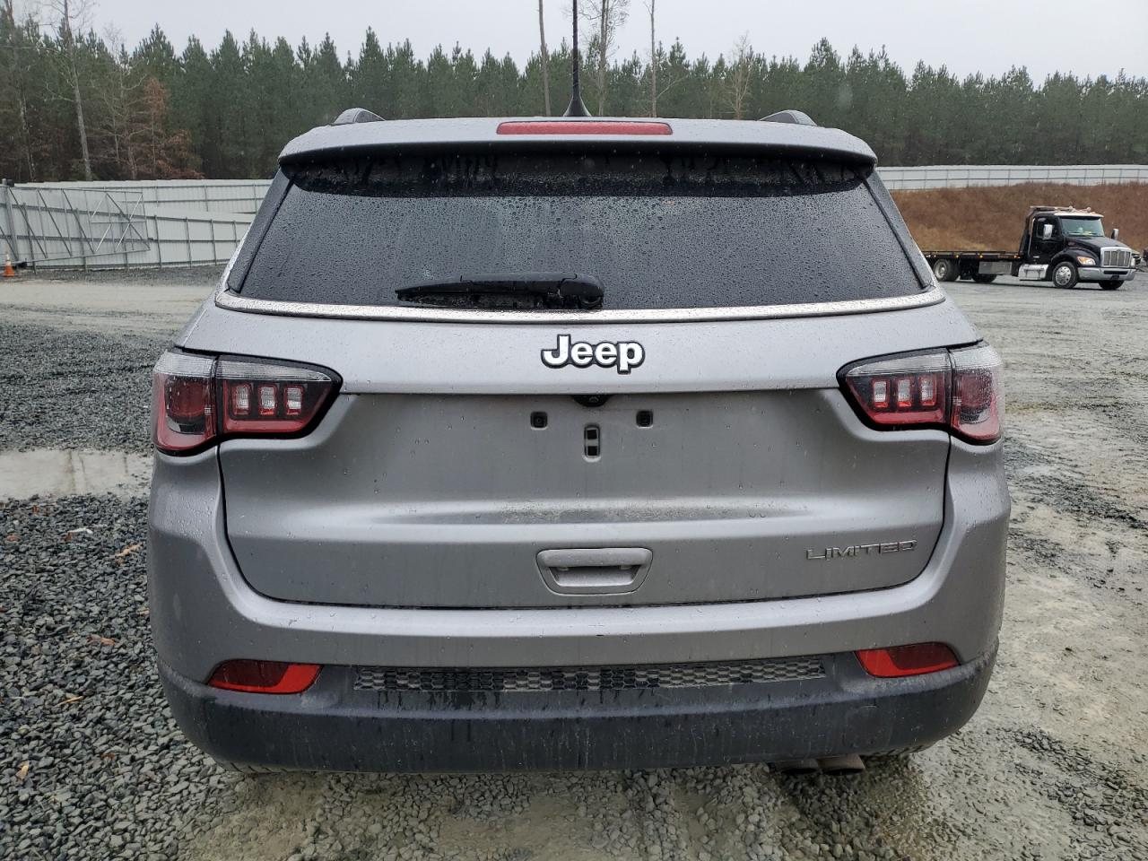 2020 Jeep Compass VIN 3C4NJCCB6LT218520 Copart auction photo, front end / side damage thumbnail 6