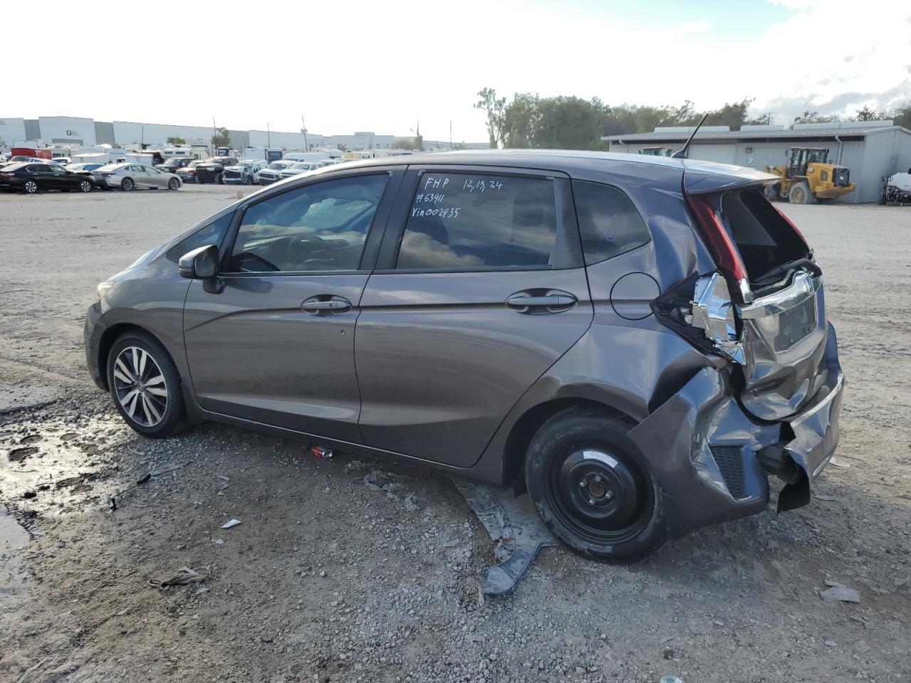 2016 Honda Fit VIN JHMGK5H72GS002935 Copart auction photo, all over damage thumbnail 2