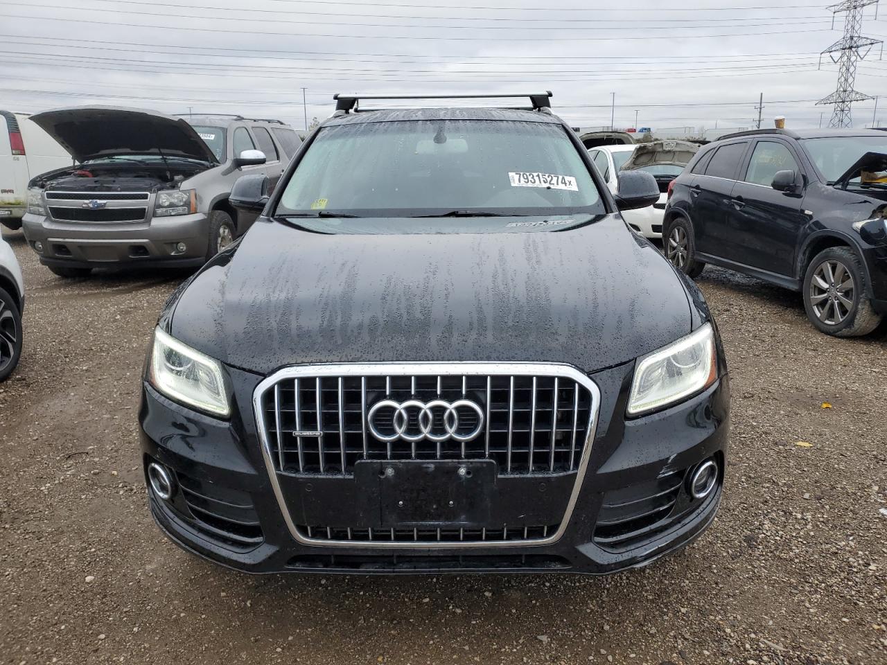 2017 Audi Q5 VIN WA1L2AFP0HA081339 Copart auction photo, vandalism damage thumbnail 5
