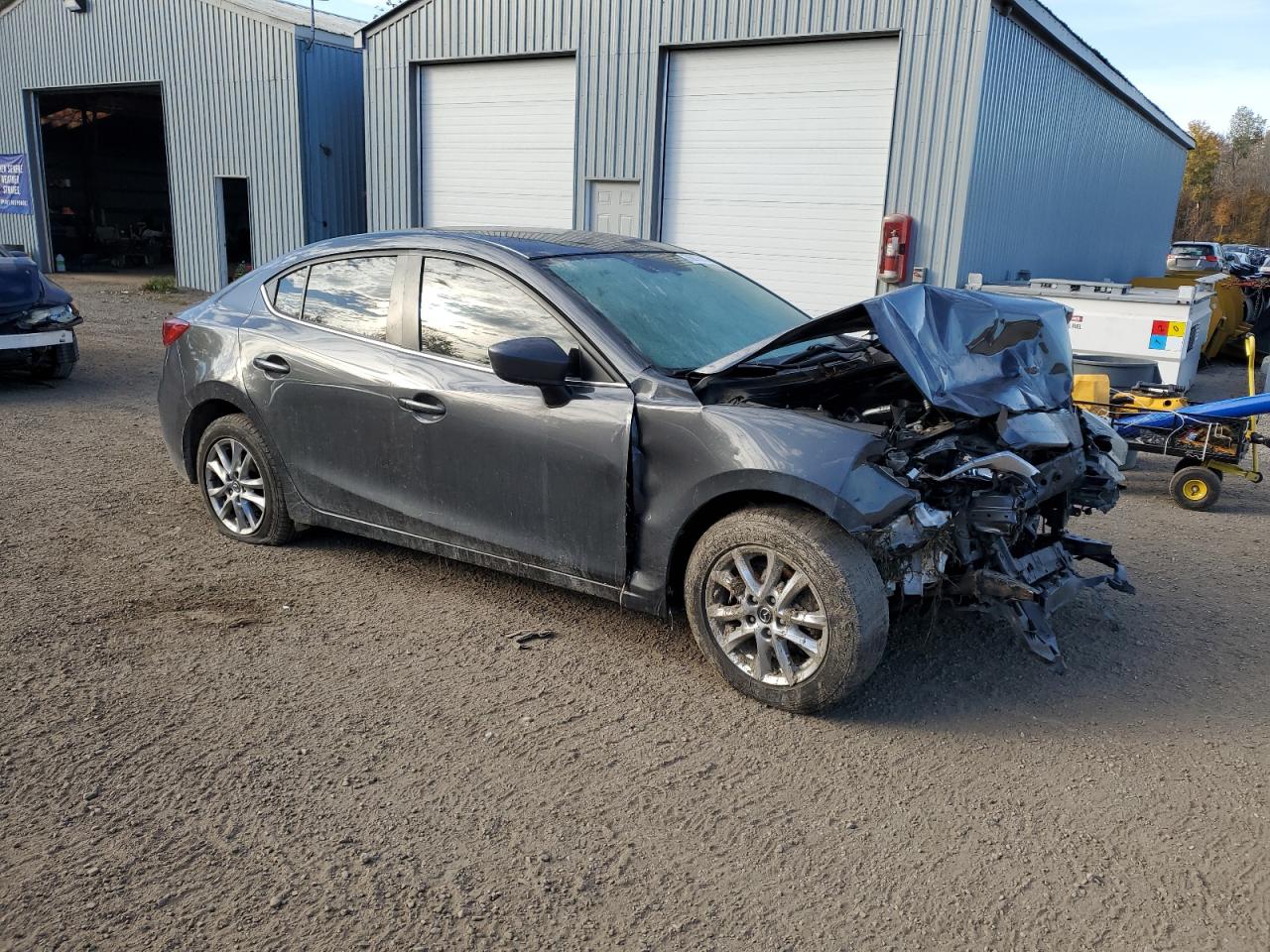 2016 Mazda 3 VIN 3MZBM1V76GM239694 Copart auction photo, front end damage thumbnail 4