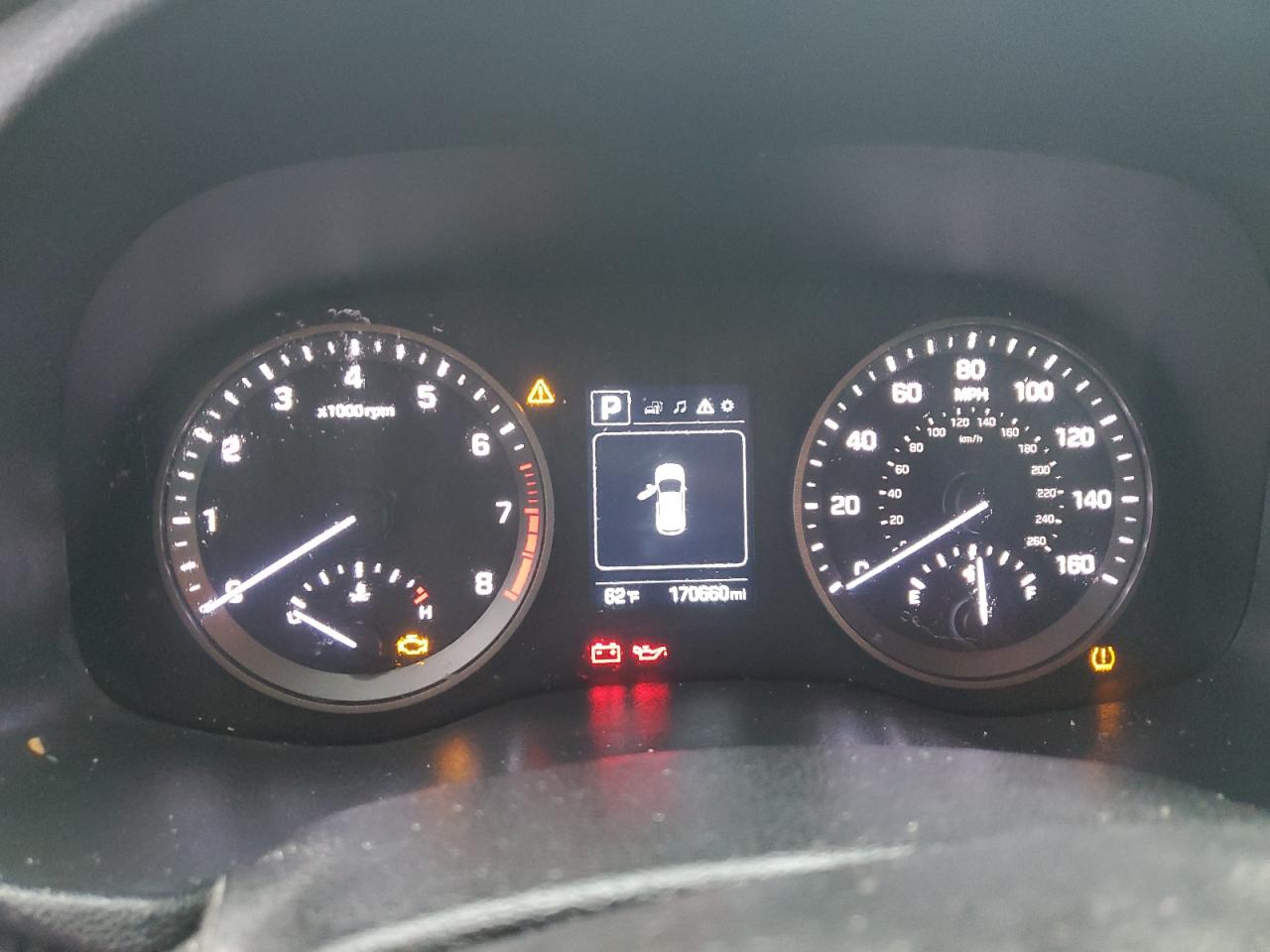 2017 Hyundai Tucson VIN KM8J33A44HU278155 Copart auction photo, mechanical / minor dent/scratches damage thumbnail 9
