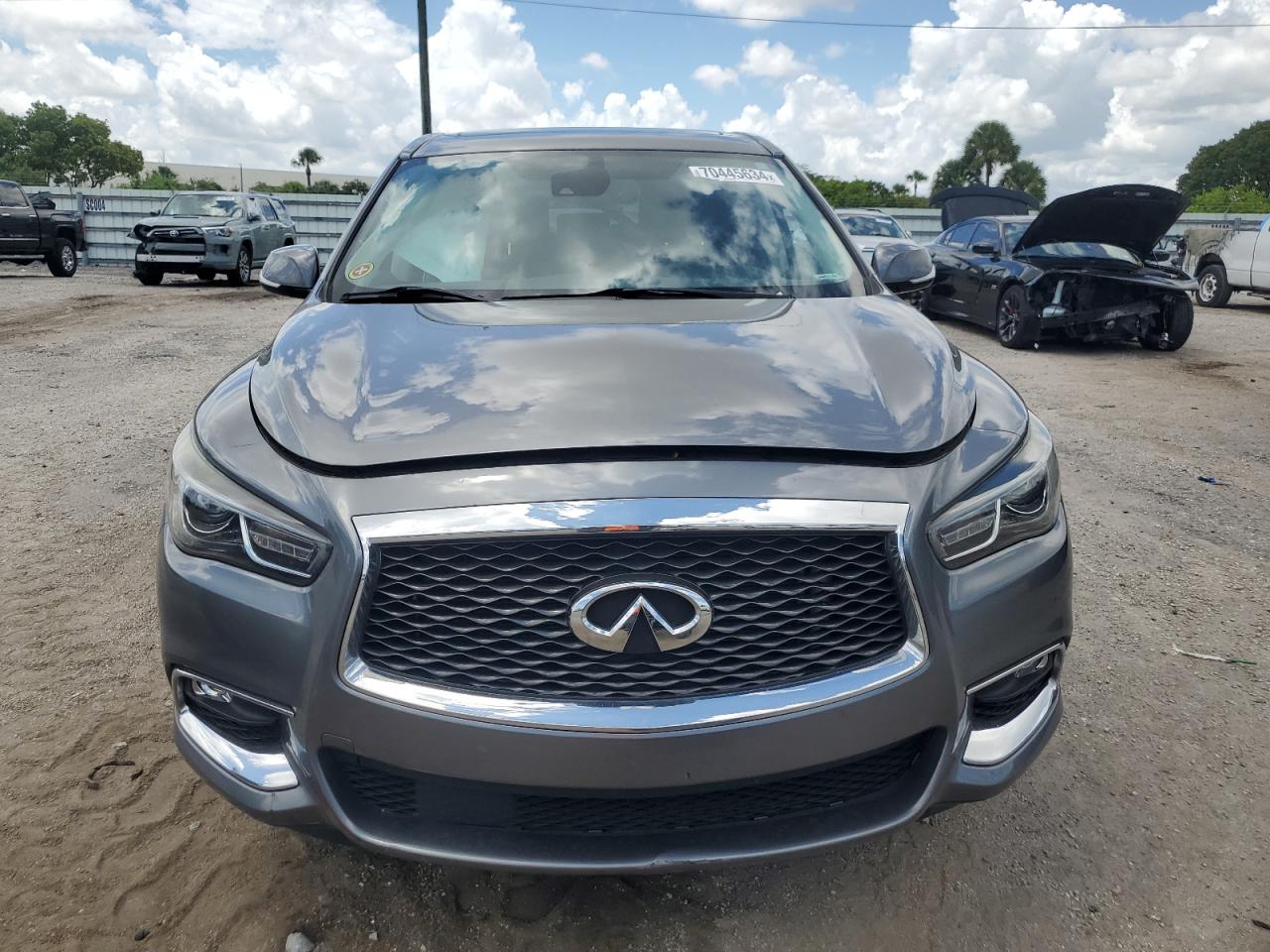 2020 Infiniti QX60 VIN 5N1DL0MM8LC522153 Copart auction photo, side / rear end damage thumbnail 5
