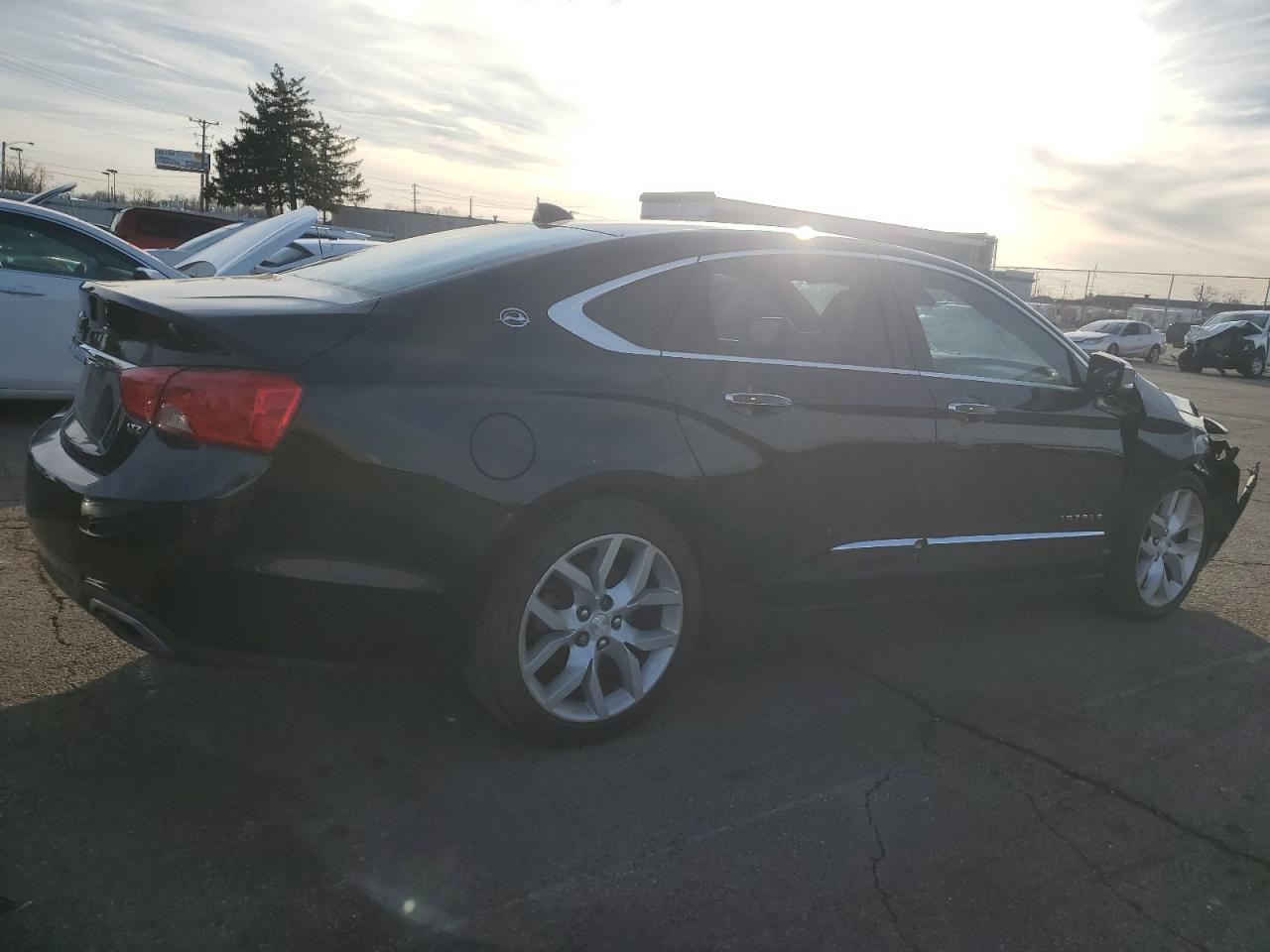 2014 Chevrolet Impala VIN 2G1155S33E9105020 Copart auction photo, front end / rear end damage thumbnail 3