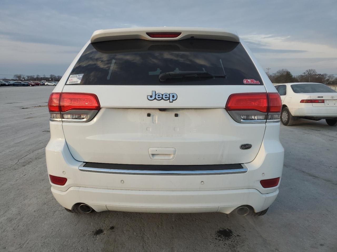 2015 Jeep Grand Cherokee VIN 1C4RJECG9FC742060 Copart auction photo, front end damage thumbnail 6