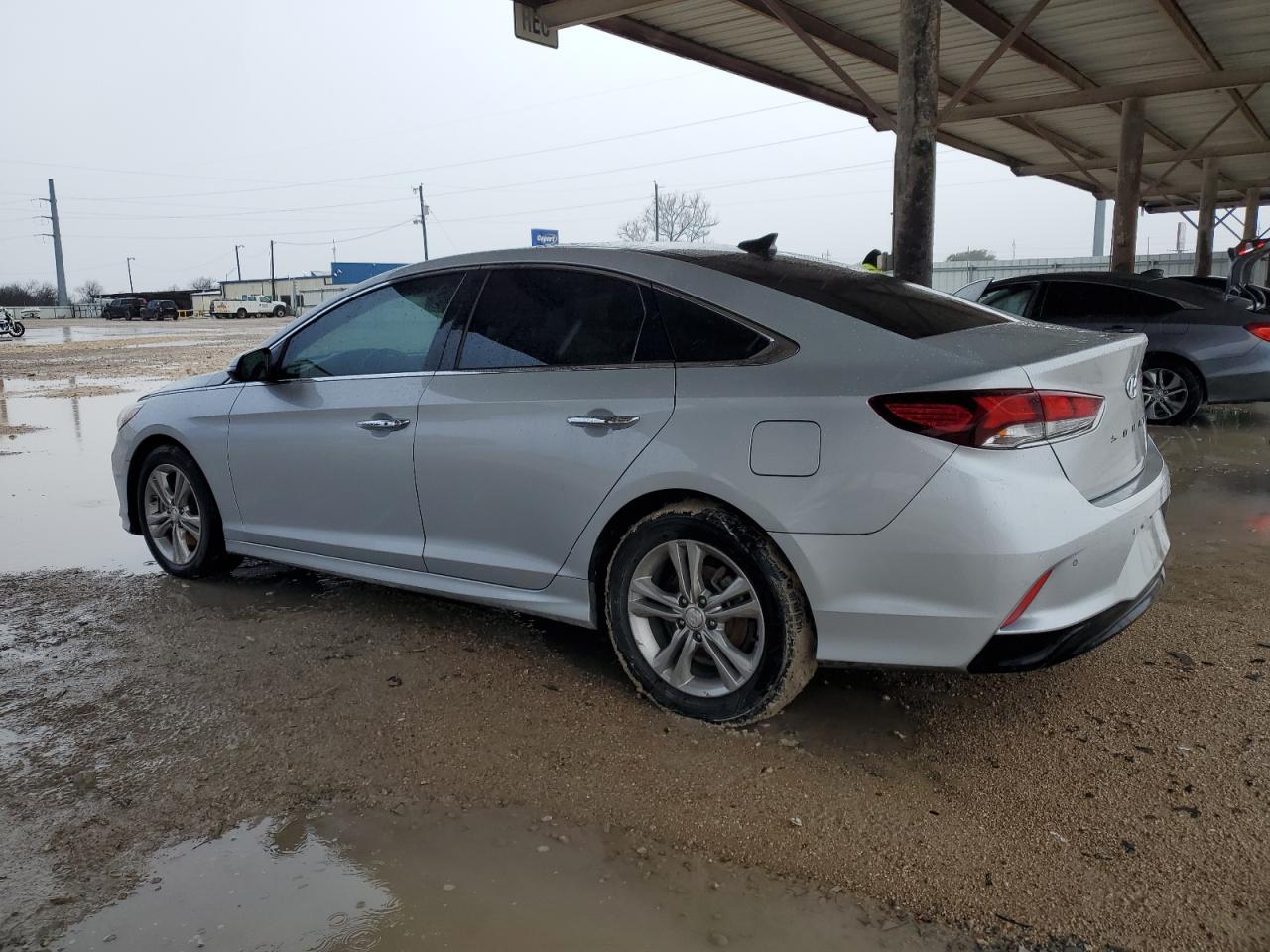 2019 Hyundai Sonata VIN 5NPE34AF2KH765059 Copart auction photo, side damage thumbnail 2