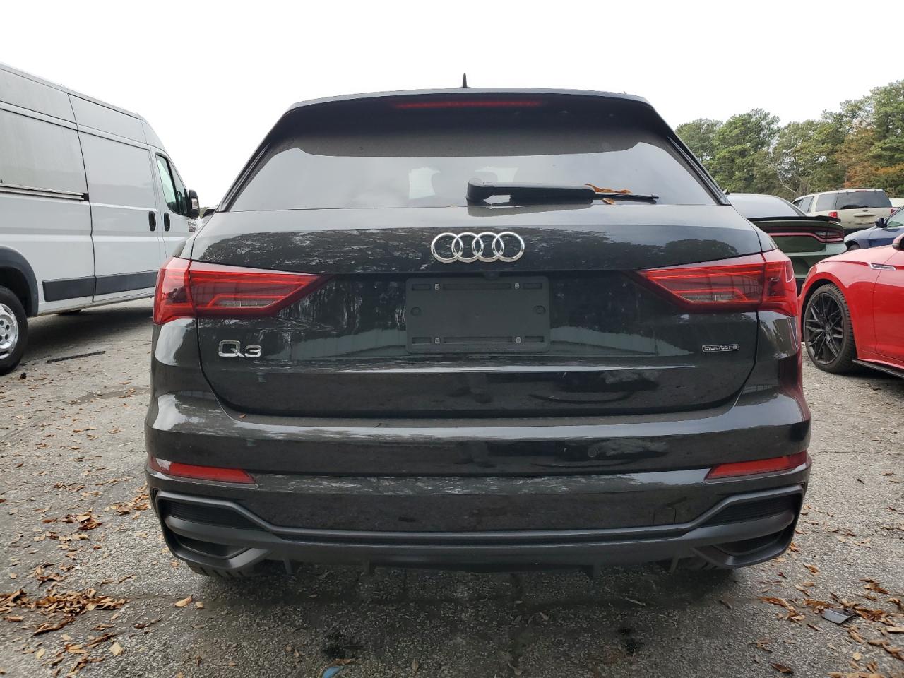 2020 Audi Q3 VIN WA1DECF38L1123835 Copart auction photo, side damage thumbnail 6