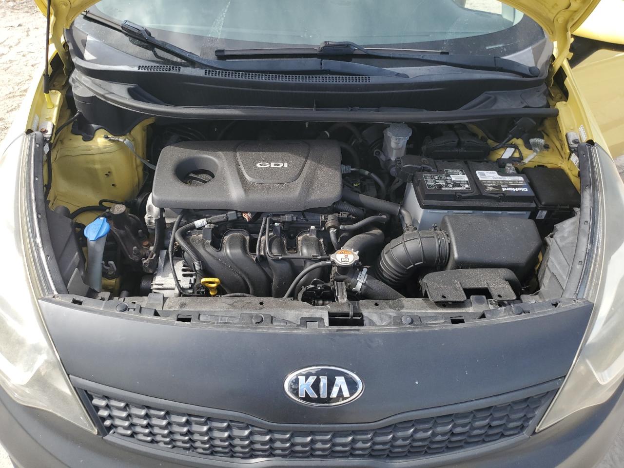 2016 KIA Rio VIN KNADM4A35G6539630 Copart auction photo, side / minor dent/scratches damage thumbnail 13