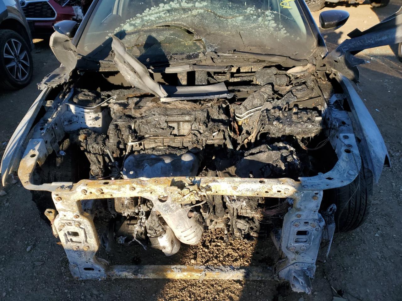2016 Chrysler 200 VIN 1C3CCCAB7GN142269 Copart auction photo, burn - engine damage thumbnail 11