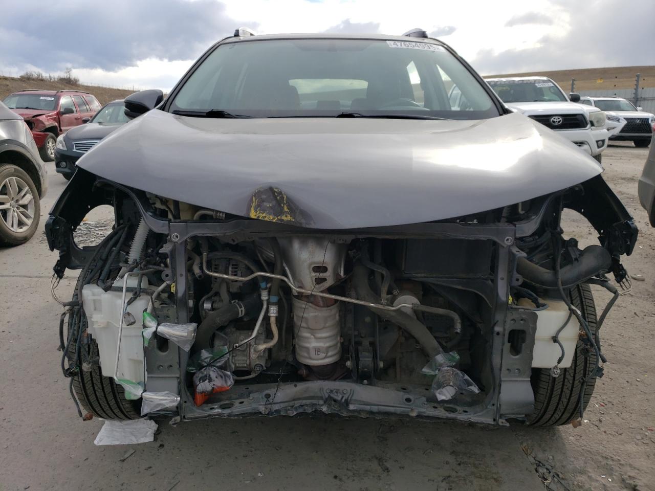 2014 Toyota RAV 4 VIN JTMRFREV2EJ000601 Copart auction photo, front end / side damage thumbnail 5