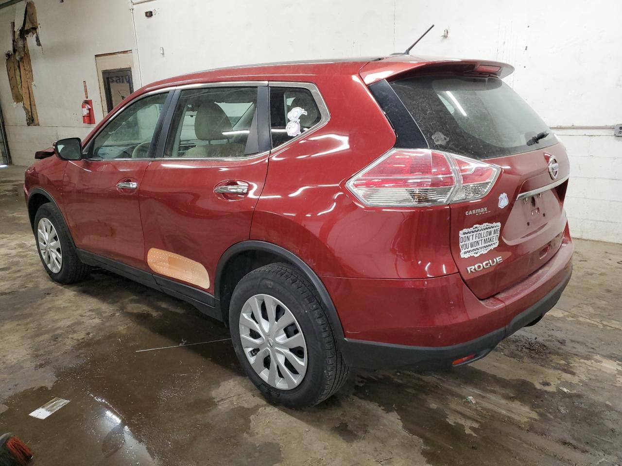 2015 Nissan Rogue VIN 5N1AT2MV0FC920792 Copart auction photo, front end / side damage thumbnail 2