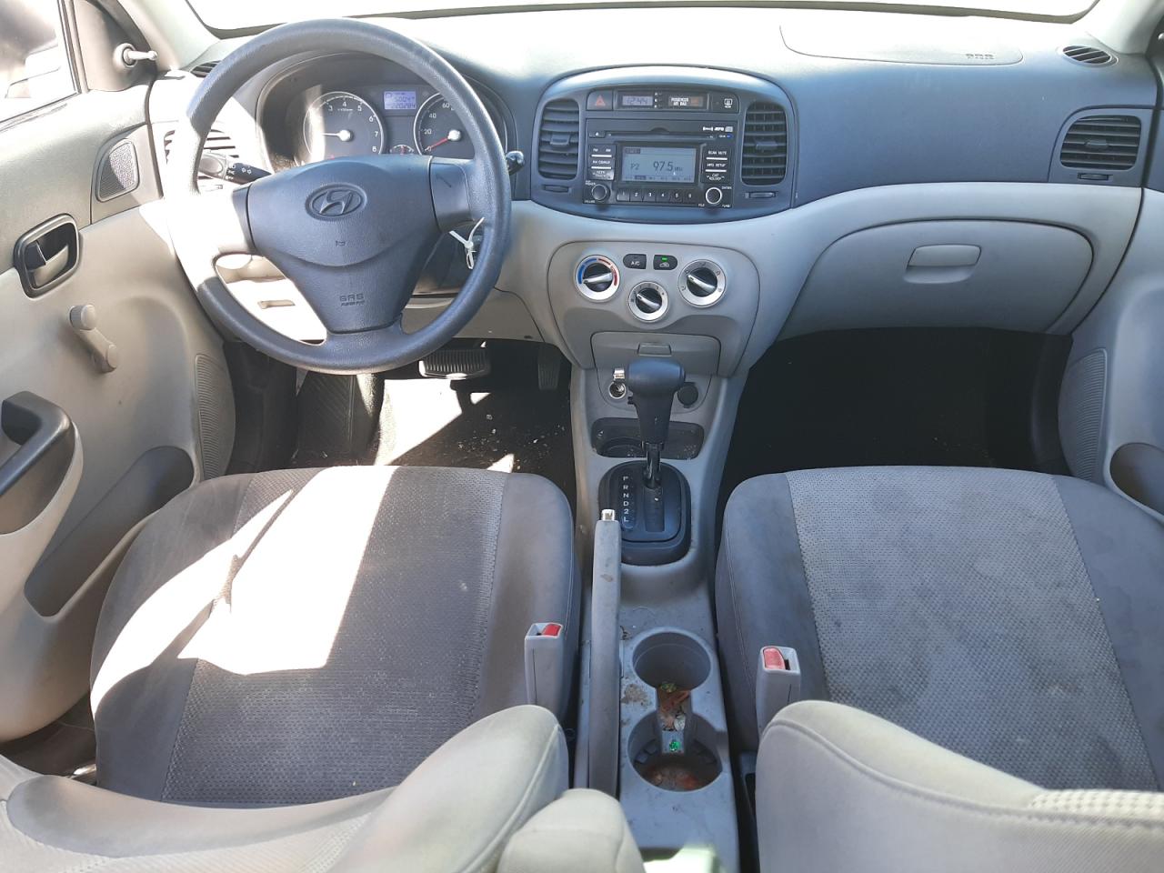 2010 Hyundai Accent VIN KMHCN4AC9AU398250 Copart auction photo, rear end damage thumbnail 8