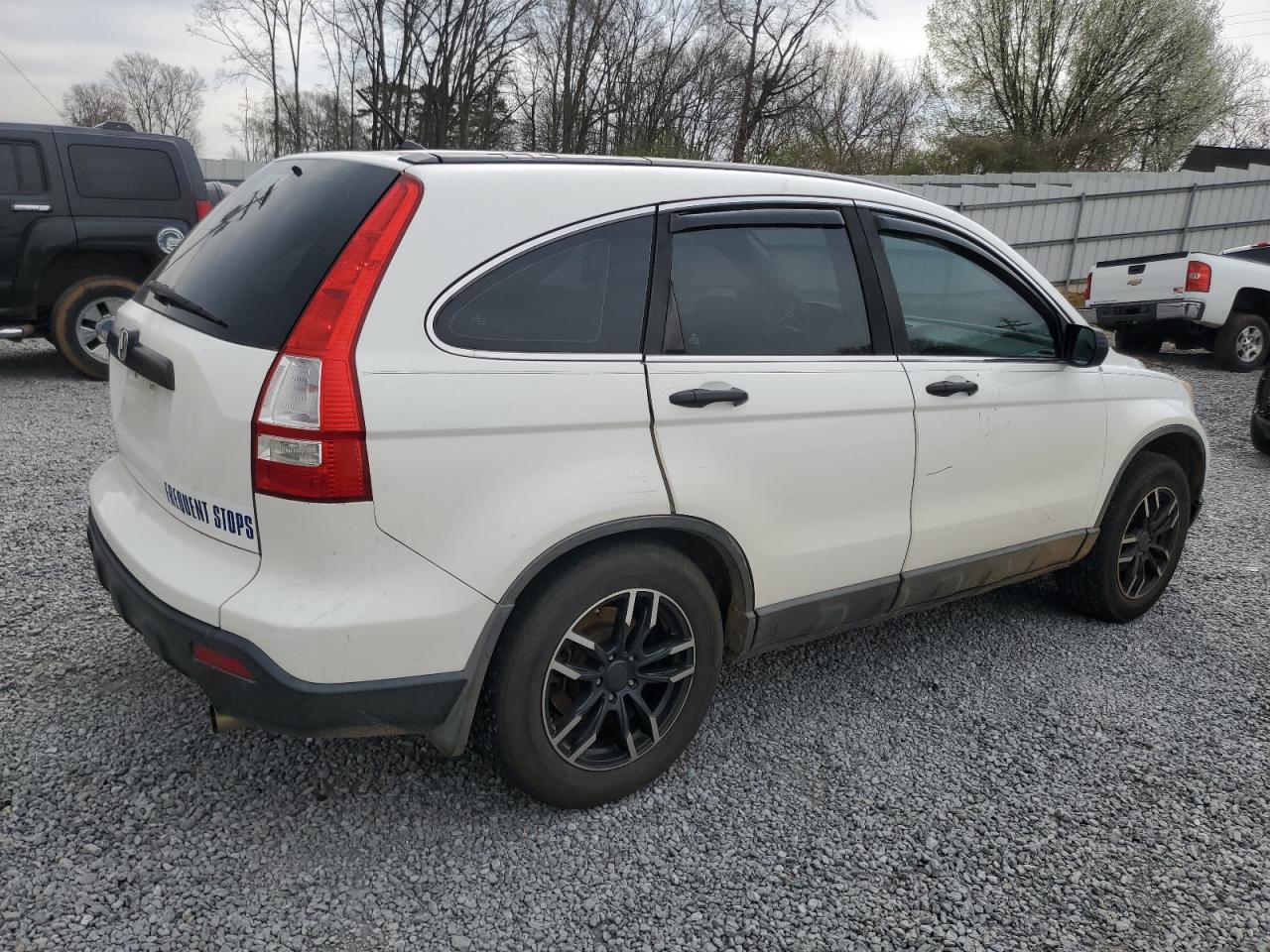 2009 Honda CR-V VIN 5J6RE38389L000066 Copart auction photo, rear end / side damage thumbnail 3