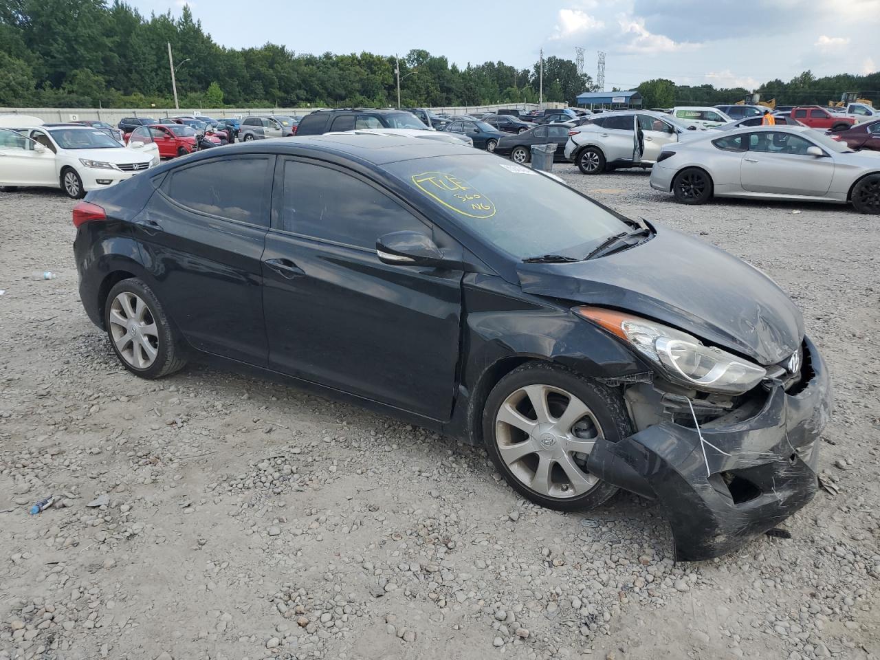 2013 Hyundai Elantra VIN 5NPDH4AE2DH280332 Copart auction photo, front end damage thumbnail 4