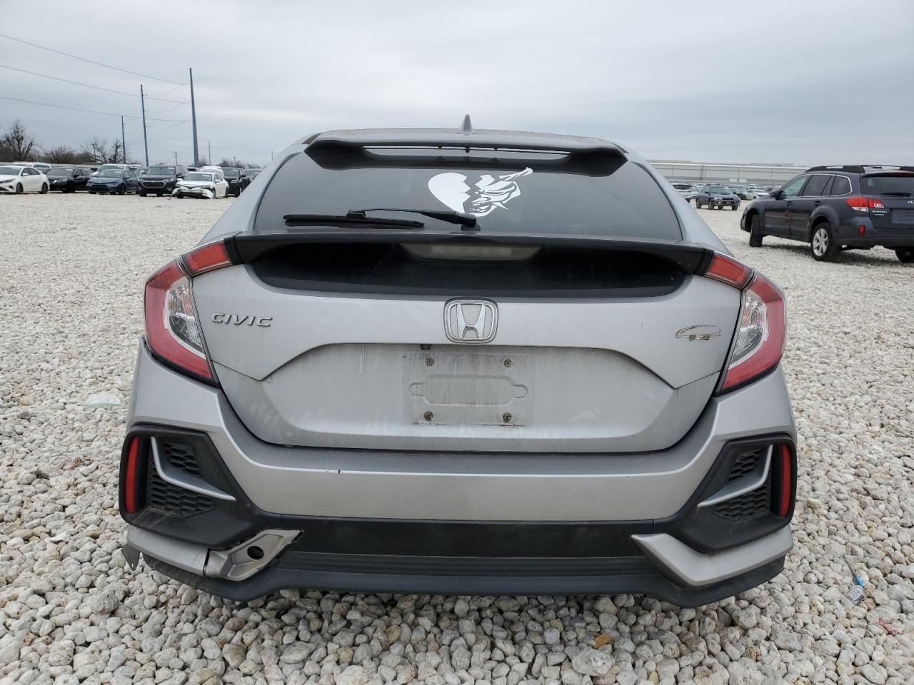 2021 Honda Civic VIN SHHFK7H62MU210675 Copart auction photo, rear end / side damage thumbnail 6