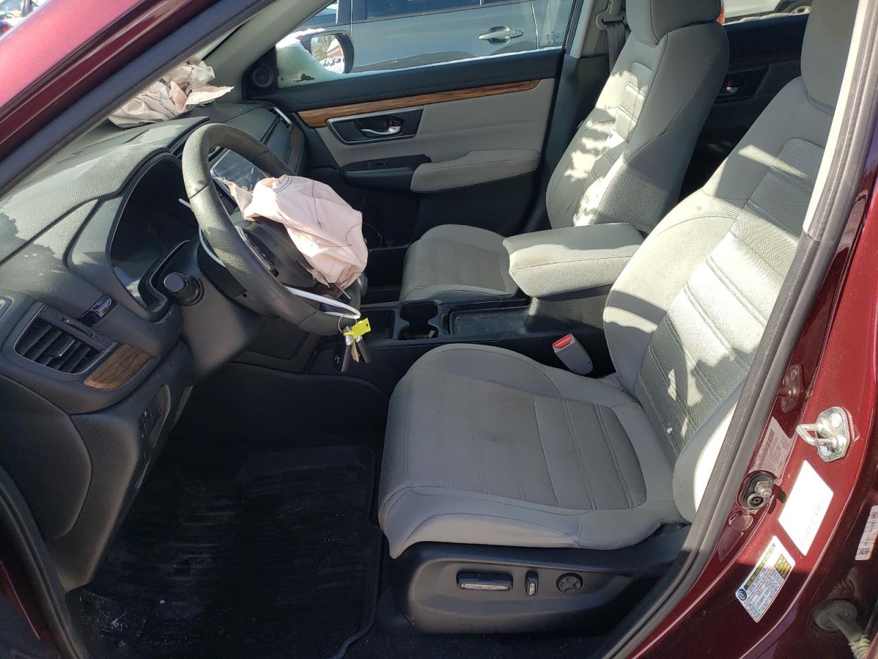 2017 Honda CR-V VIN 5J6RW2H50HL030119 Copart auction photo, front end damage thumbnail 7