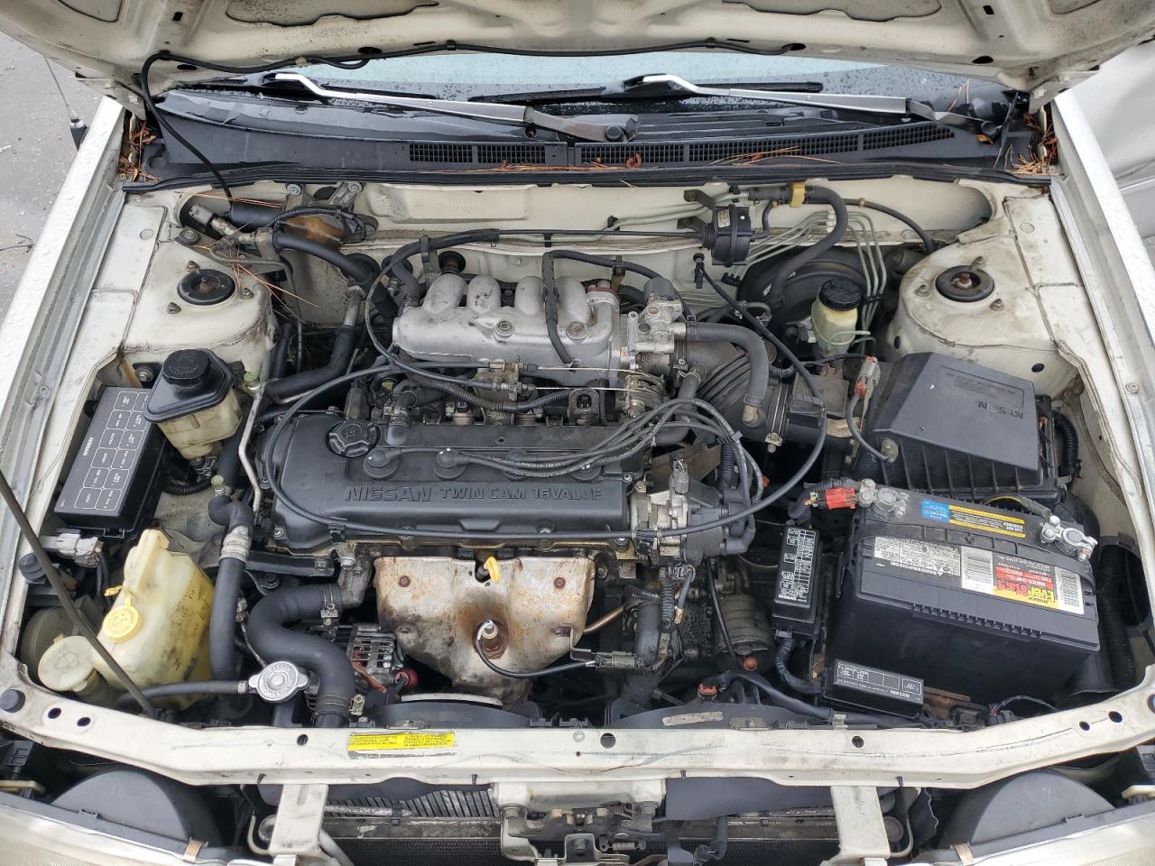 1996 Nissan Sentra VIN 1N4AB41D2TC767557 Copart auction photo, front end / side damage thumbnail 13