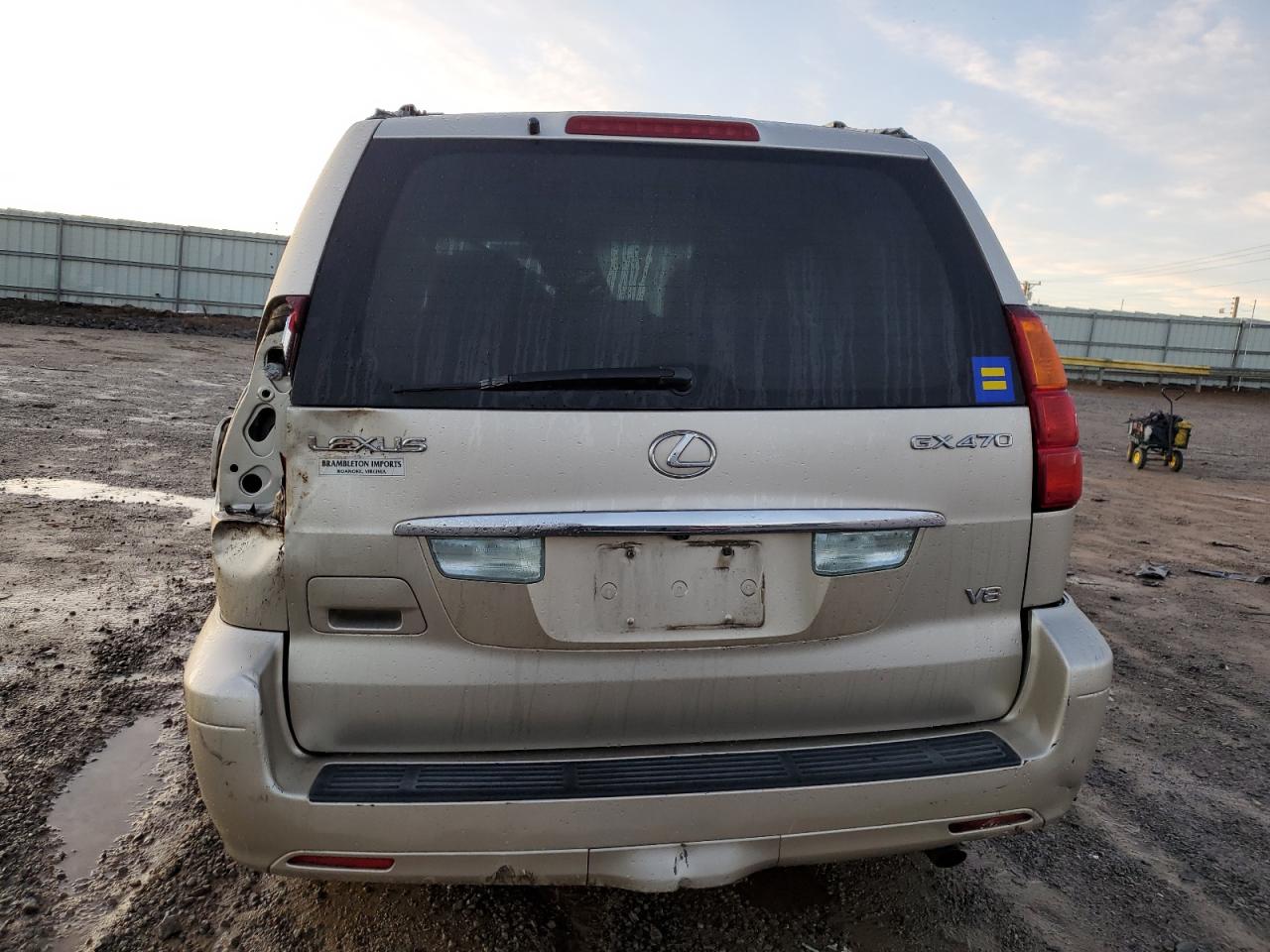 2006 Lexus GX VIN JTJBT20X060119679 Copart auction photo, all over / undercarriage damage thumbnail 6