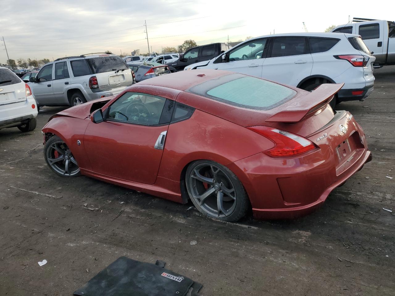 2013 Nissan 370Z VIN JN1AZ4EH3DM880032 Copart auction photo, front end / rear end damage thumbnail 2