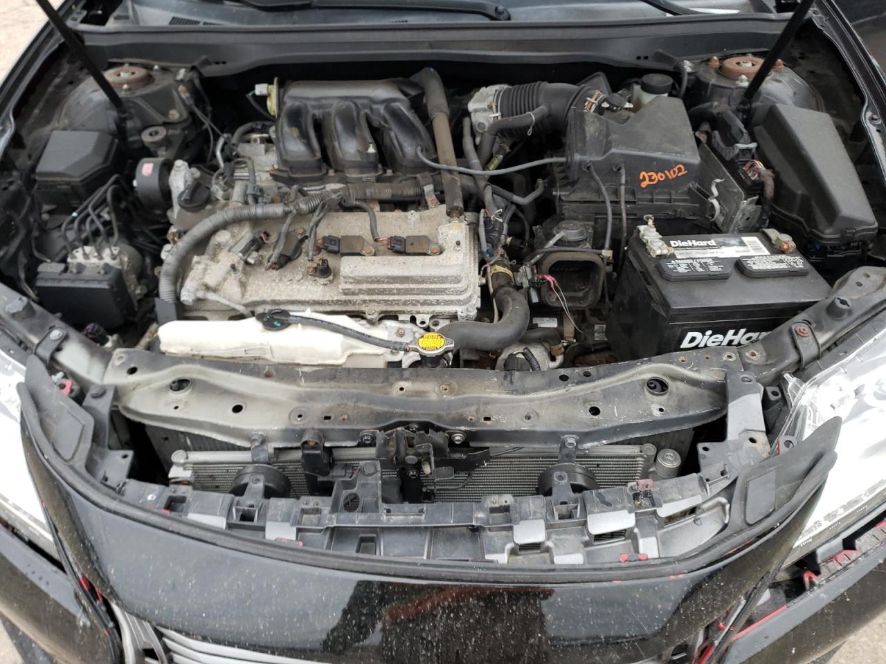 2013 Lexus ES VIN JTHBK1GG8D2055509 Copart auction photo, side / front end damage thumbnail 12