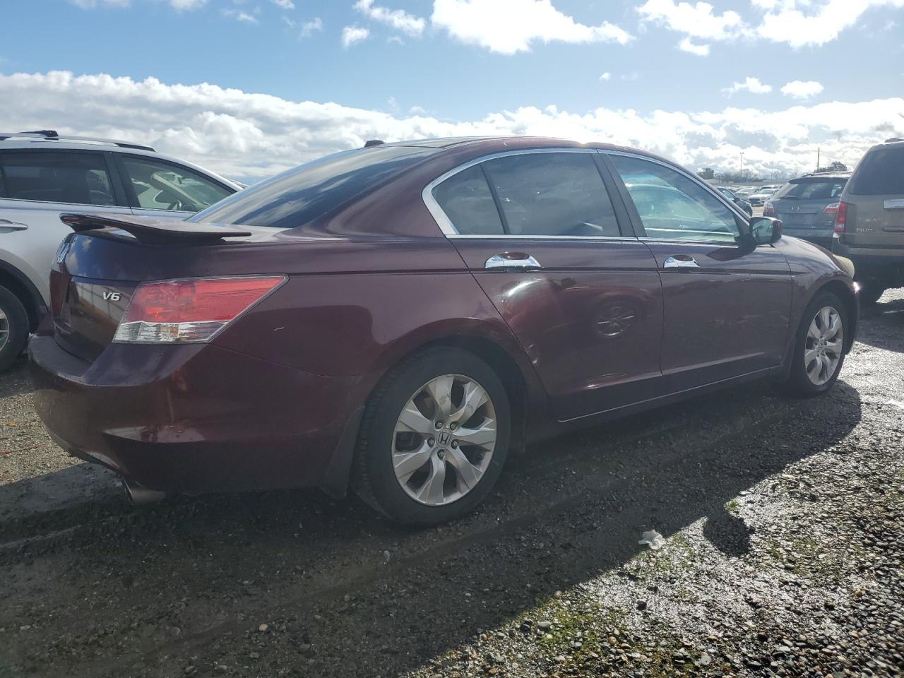 2009 Honda Accord VIN 1HGCP36899A050668 Copart auction photo, front end / rear end damage thumbnail 3