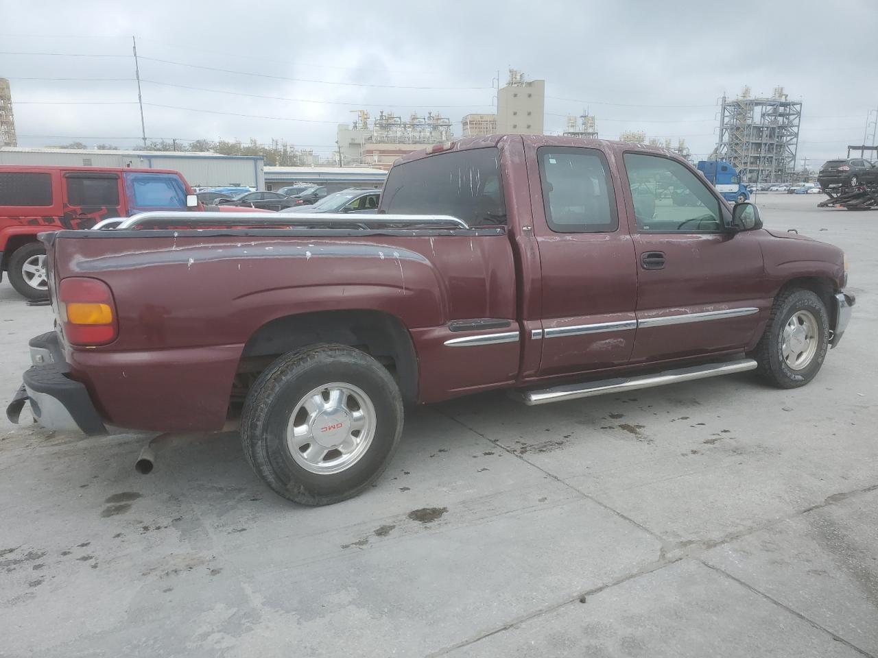 1999 GMC Sierra VIN 2GTEC19V1X1545804 Copart auction photo, side damage thumbnail 3