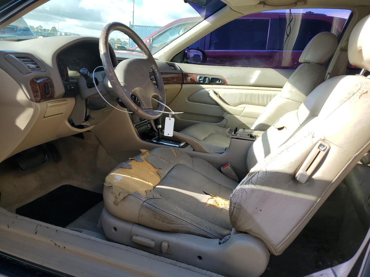 1999 Acura CL VIN 19UYA2252XL009300 Copart auction photo, side damage thumbnail 7