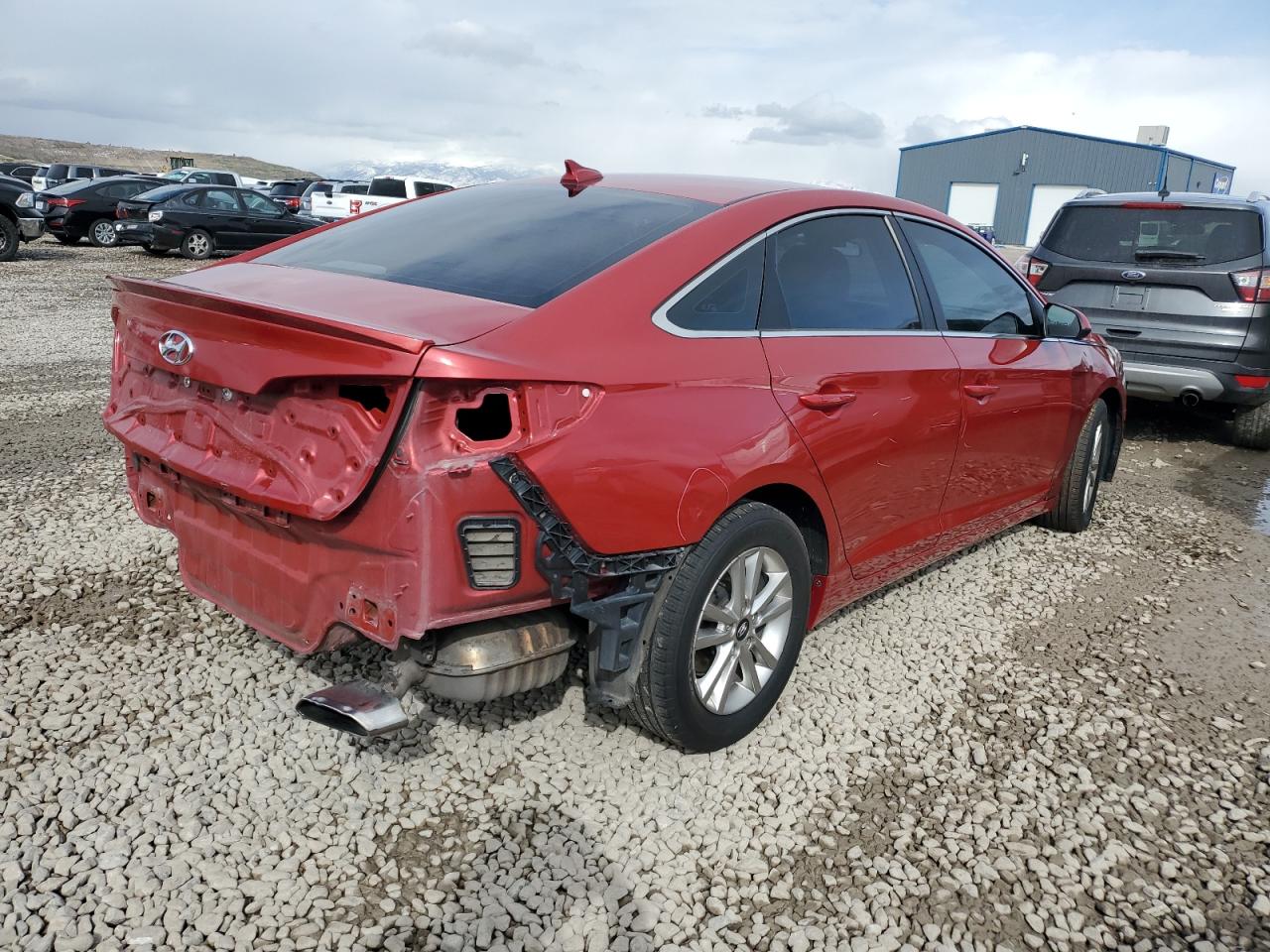 2017 Hyundai Sonata VIN 5NPE24AF0HH451518 Copart auction photo, rear end damage thumbnail 3
