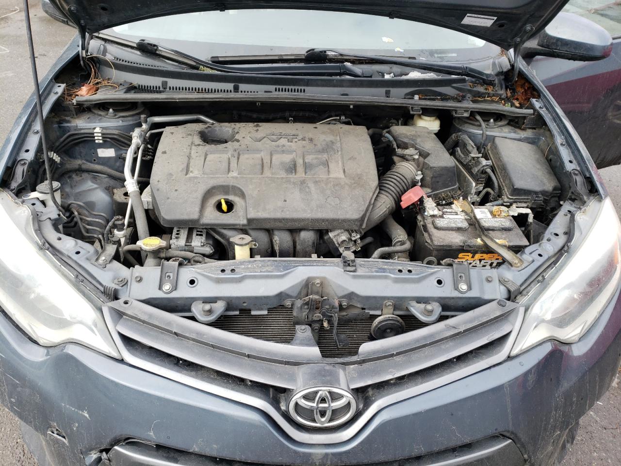 2016 Toyota Corolla VIN 2T1BURHE4GC716868 Copart auction photo, front end / damage history damage thumbnail 11