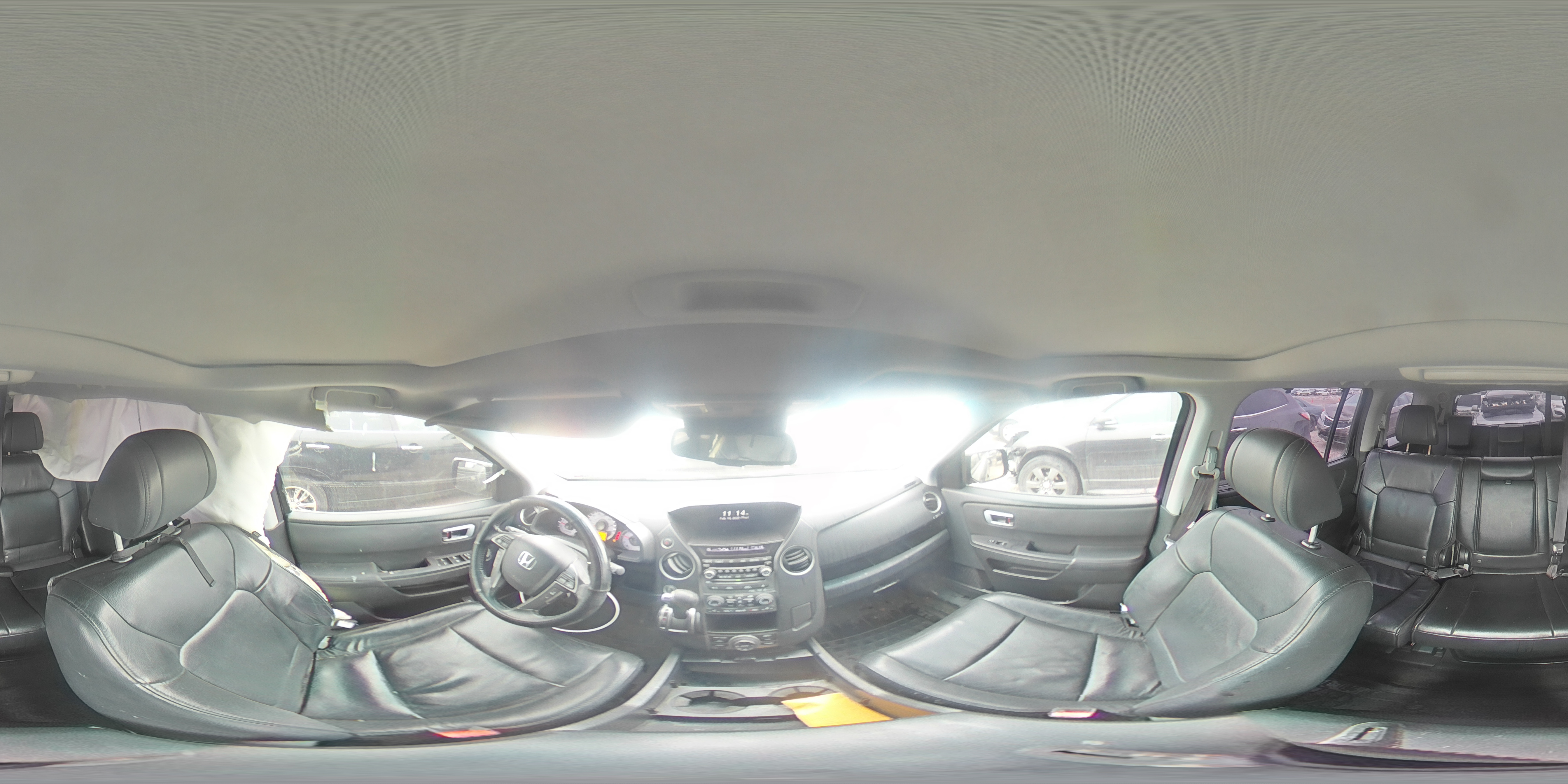 2015 Honda Pilot VIN 5FNYF4H95FB052312 Copart auction photo, front end / rear end damage thumbnail 14
