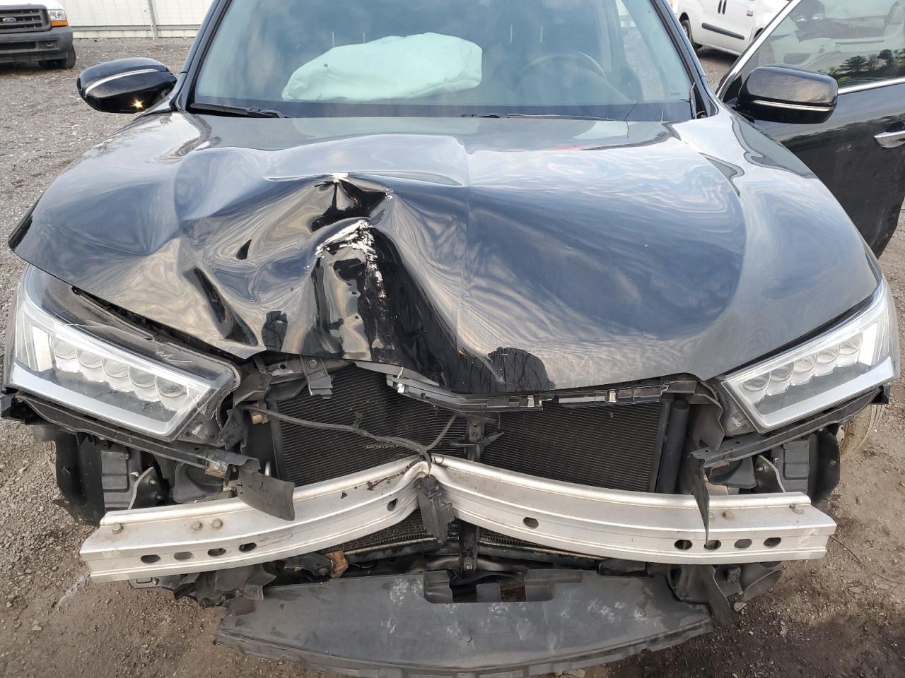 2017 Acura MDX VIN 5FRYD4H5XHB016409 Copart auction photo, front end / undercarriage damage thumbnail 13