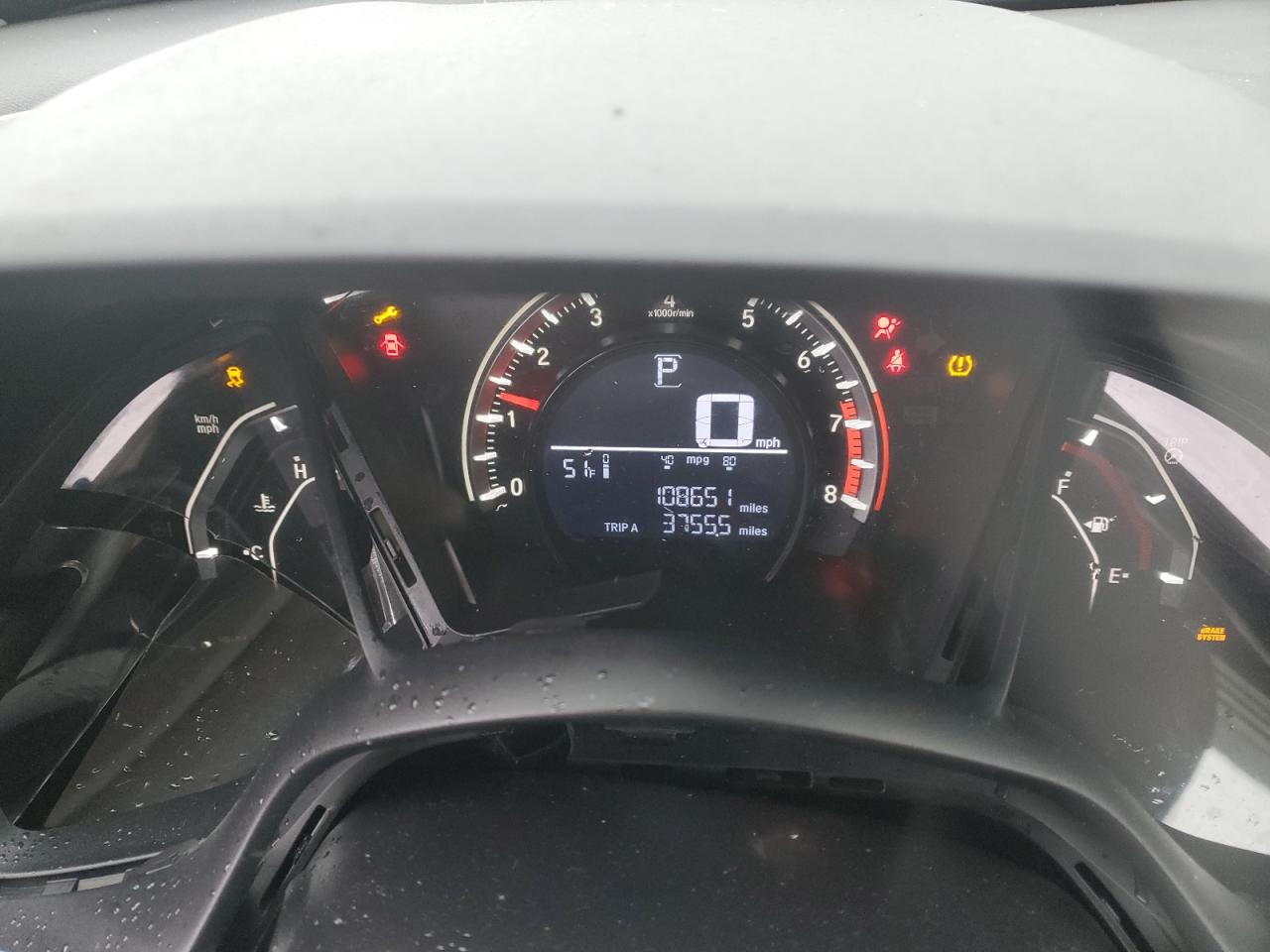2017 Honda Civic VIN 19XFC2F51HE203949 Copart auction photo, side / rear end damage thumbnail 9