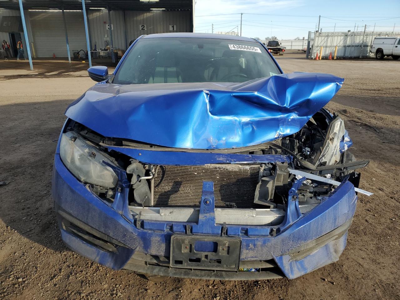 2016 Honda Civic VIN 2HGFC4B07GH307307 Copart auction photo, front end damage thumbnail 5