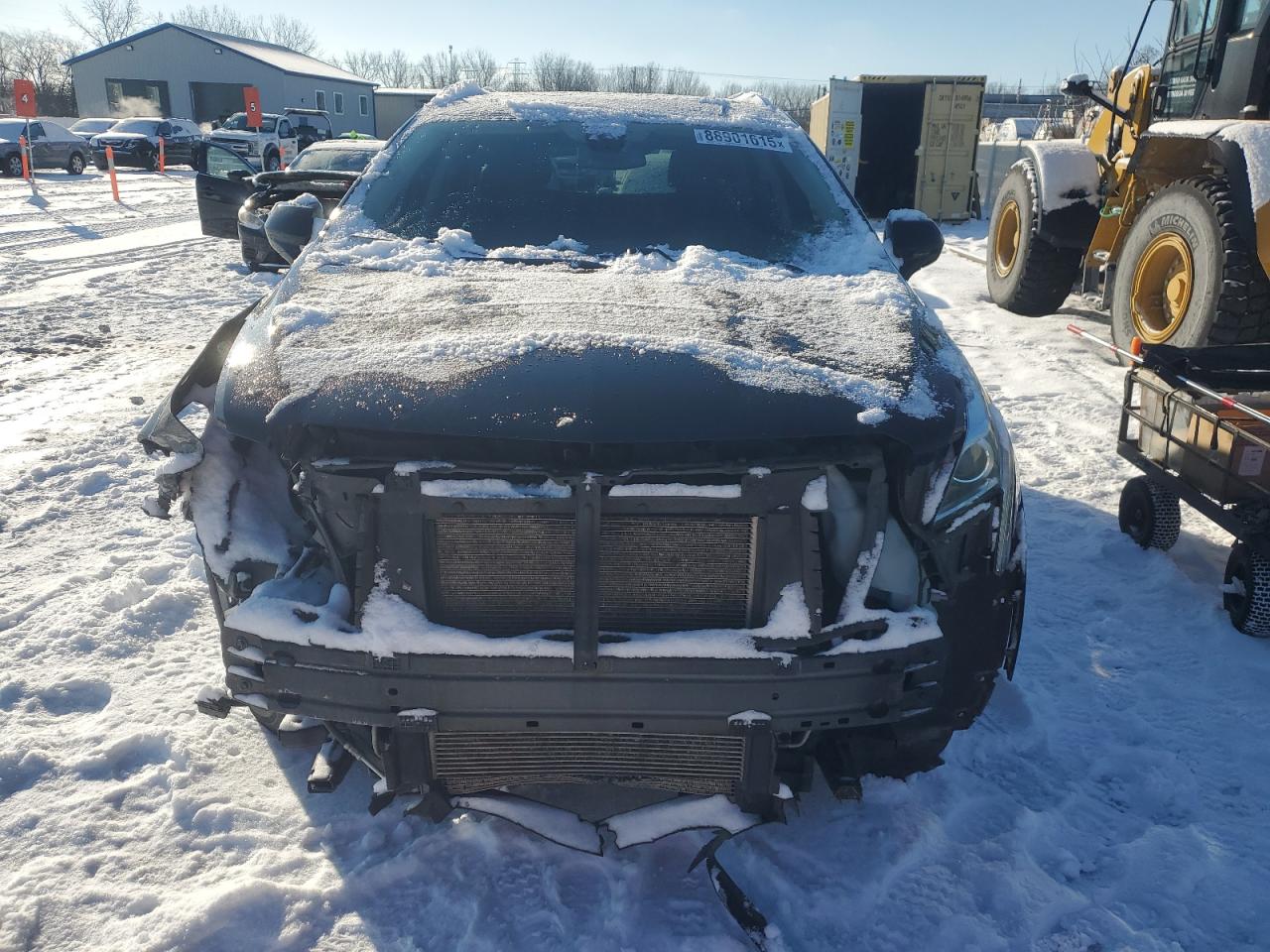 2017 Cadillac XT5 VIN 1GYKNDRS7HZ190306 Copart auction photo, front end / undercarriage damage thumbnail 5