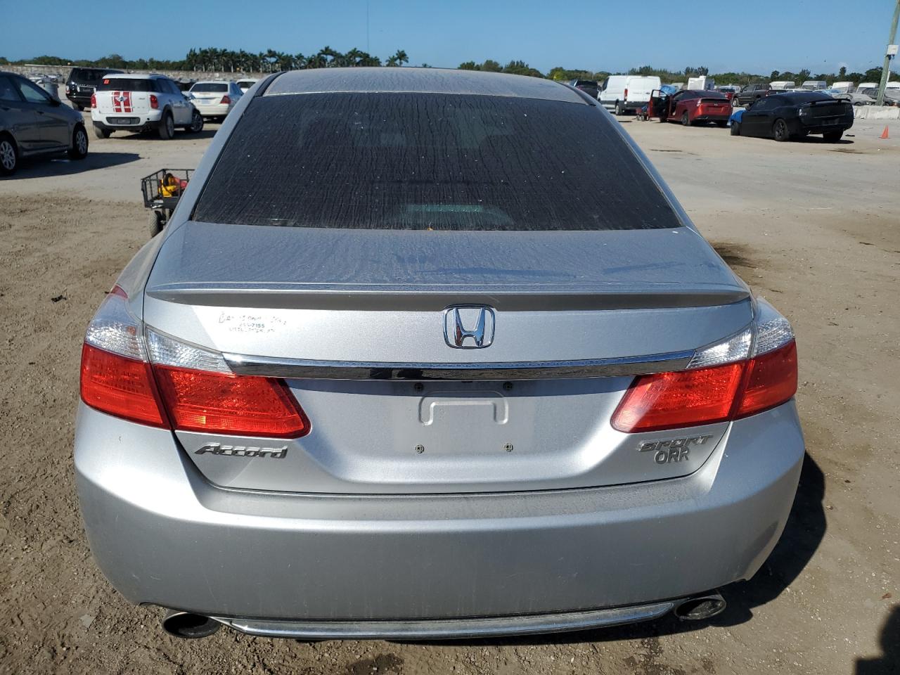 2014 Honda Accord VIN 1HGCR2F53EA281490 Copart auction photo, front end damage thumbnail 6
