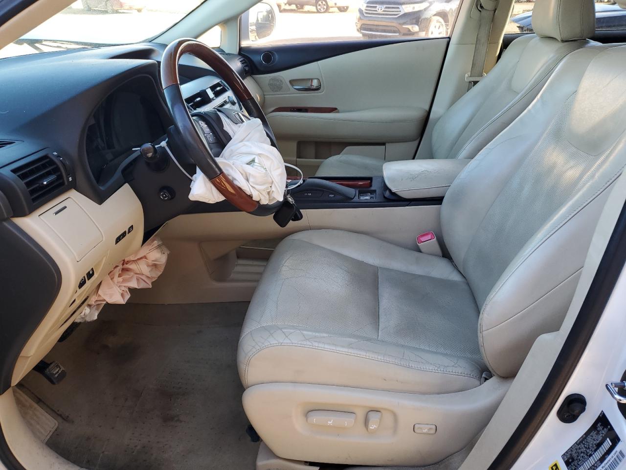2010 Lexus RX VIN JTJZK1BA4A2406332 Copart auction photo, front end damage thumbnail 7
