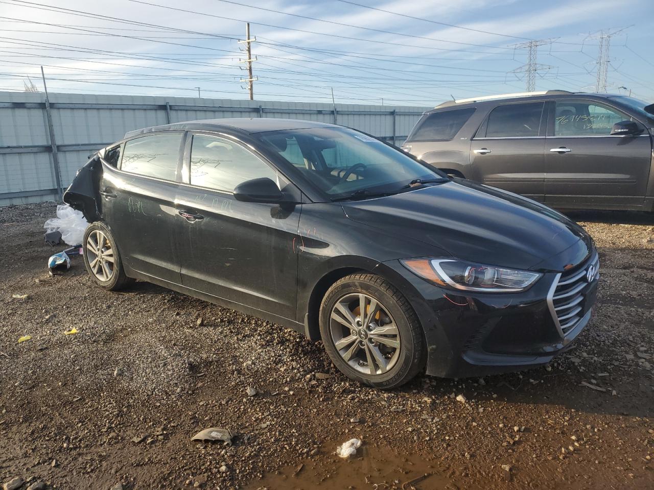 2018 Hyundai Elantra VIN 5NPD84LF3JH385947 Copart auction photo, rear end / minor dent/scratches damage thumbnail 4